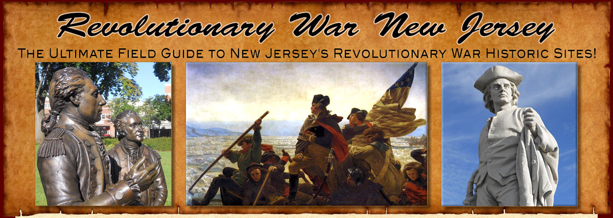 About Revolutionary War New Jersey website header banner