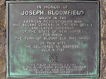 Revolutionary War - Bloomfield, New Jersey