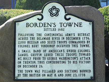 Bordentown in the Revolutionary War