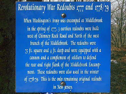 1777 and 1778-1779 Redoubt Marker