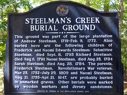 Steelman Cemetery - Atlantic County Park