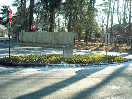 Washington's Route Marker in Harding Township, NJ