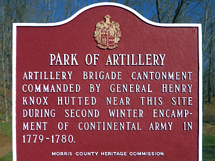 Morristown Artillery Park Site