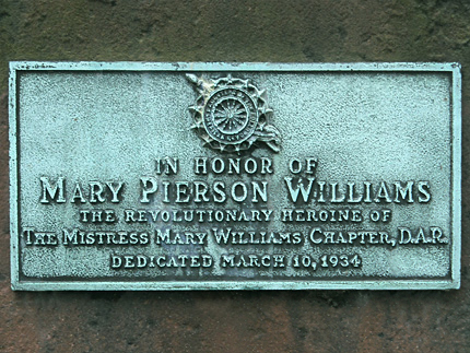 Mary Pierson Williams Gravesite