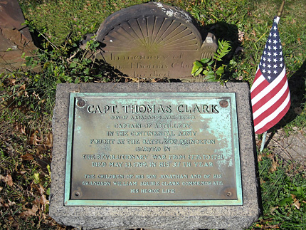 Grave of Captain Thomas Clark